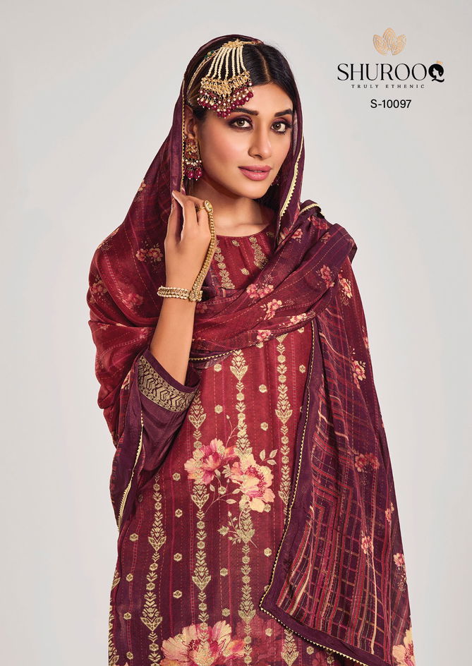 Shurooq Qainat Wholesale Printed Designer Salwar Suits Catalog